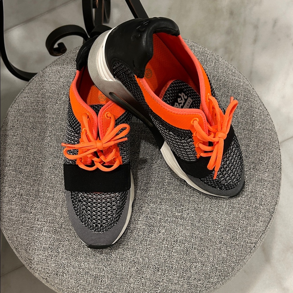 Ash Women's Sneakers with Orange and Black Accents